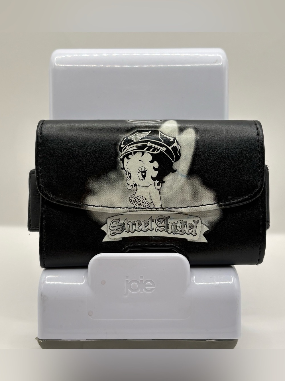 Street Angel Black Betty Boop Leather Wallet